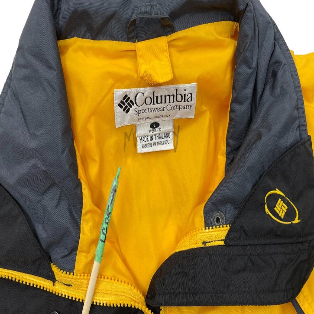 Columbia Fire Ridge Hooded Nylon Vintage Shell For 3 in 1 Jacket Women's Large - Picture 12 of 12